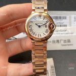 TW Swiss Made Ballon Bleu Cartier 28mm Small Size Rose Gold For Sale